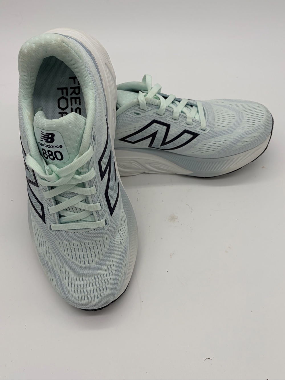 New Balance 880 Women's Running Shoes - Mint Green with Black Logo